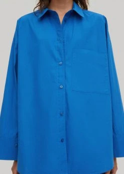 CLOTHING By Malene Birger Derris Shirt - Arctic Blue
