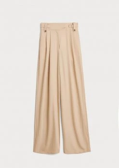 By Malene Birger Taal High Waist Trousers - Nature