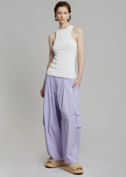 The Frankie Shop Celeste Cargo Pants - Lilac CLOTHING