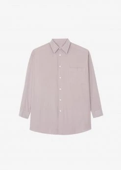 The Frankie Shop Chadwick Shirt - Lilac Men