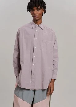 The Frankie Shop Chadwick Shirt - Lilac Men