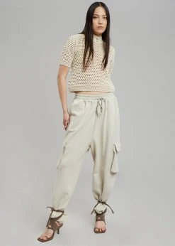 The Frankie Shop CLOTHING Chava Cargo Joggers - Birch