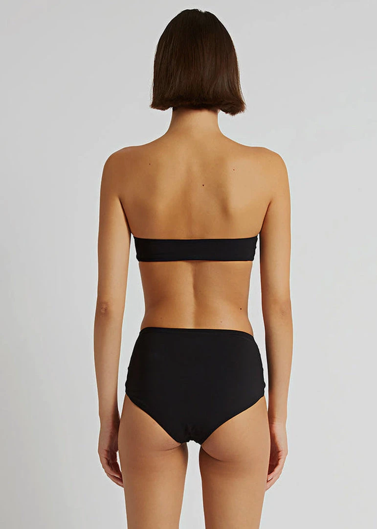 CLOTHING Christopher Esber Ruched Prong Bandeau - Black