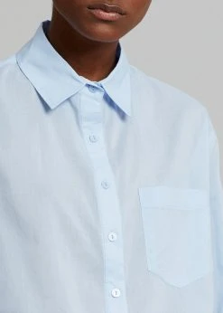 The Frankie Shop CLOTHING Cleia Shirt - Light Blue