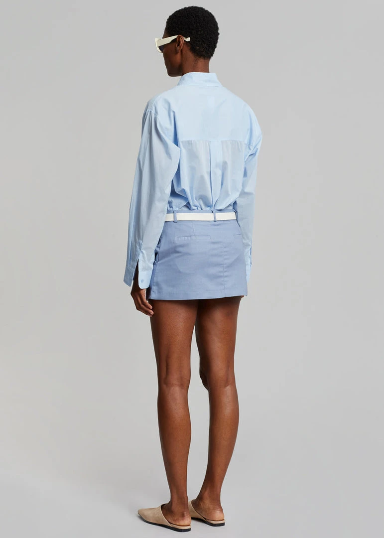 The Frankie Shop CLOTHING Cleia Shirt - Light Blue