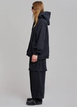 The Farmers Market Men Cliff Denim Balloon Pants - Black