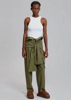 The Frankie Shop CLOTHING Conan Cargo Pants - Army Green