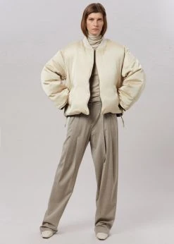 Blossom CLOTHING Connell Reversible Bomber - Black/Mastic