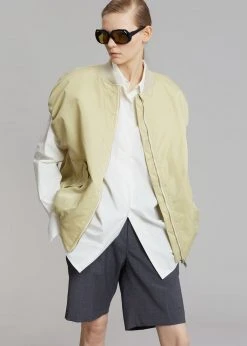 The Frankie Shop CLOTHING Cosmo Satin Vest - Cream