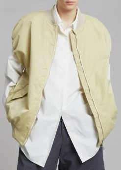 The Frankie Shop CLOTHING Cosmo Satin Vest - Cream