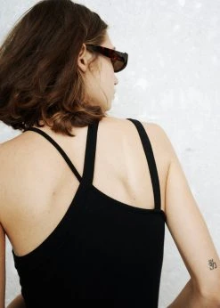 Covert Strappy Tank - Black CLOTHING