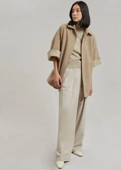 The Frankie Shop Cybele Overshirt - Natural