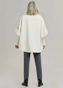 The Frankie Shop Cybele Overshirt - White