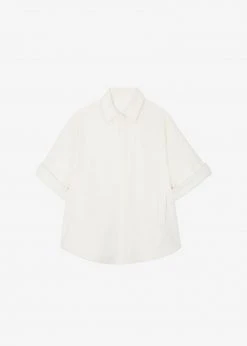 The Frankie Shop Cybele Overshirt - White