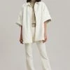 The Frankie Shop Cybele Overshirt - White