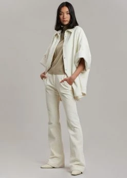 The Frankie Shop Cybele Overshirt - White