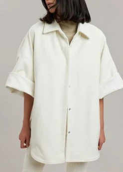 The Frankie Shop Cybele Overshirt - White