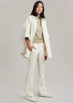 The Frankie Shop Cybele Overshirt - White