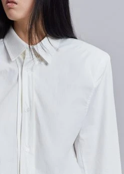 Another J CLOTHING Daor Padded Shoulder Shirt - Optic White