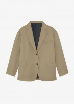 Stage Frankie Oversized Boyfriend Blazer - Desert Taupe