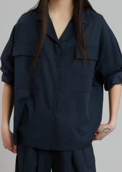 Credito Dido Pocket Shirt - Navy