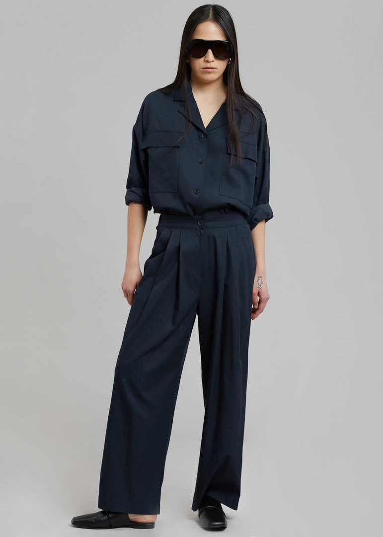 Credito Dido Pocket Shirt - Navy