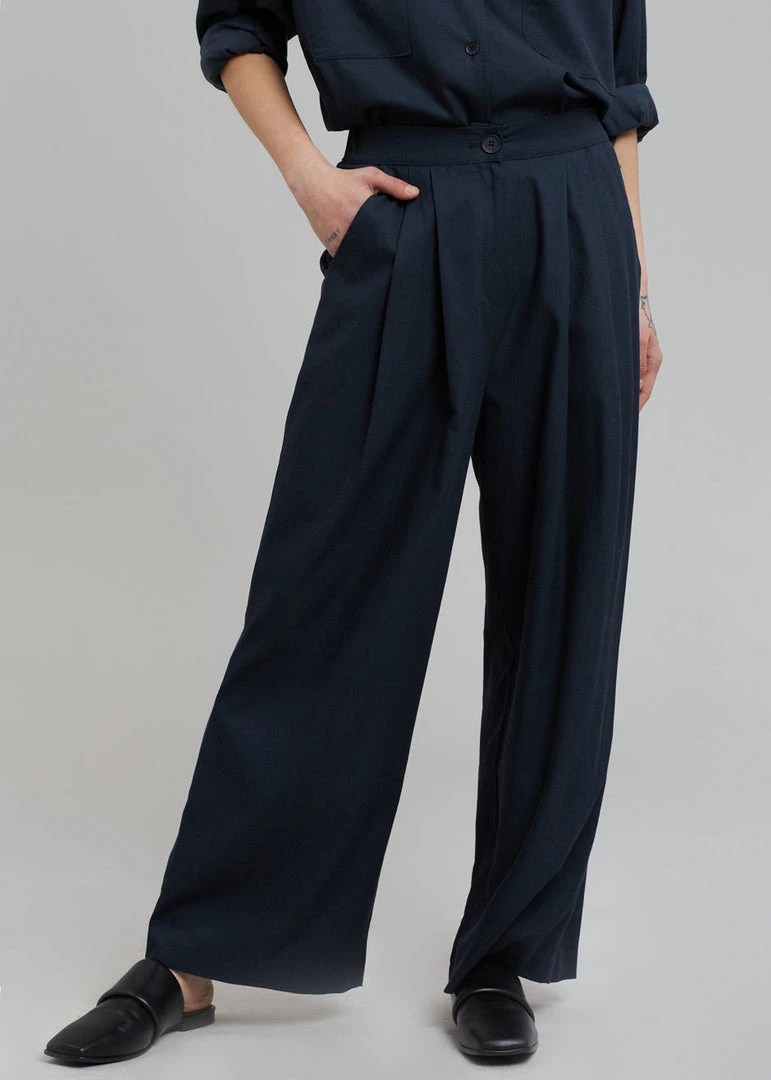 Credito Dido Wide Trousers - Navy