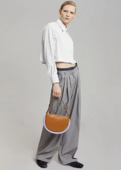 Maimia CLOTHING Ede Cropped Button Shirt - White