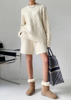 The Frankie Shop Eira Sweater - Cream