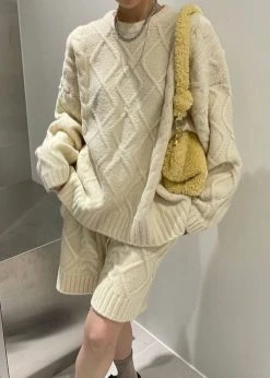 The Frankie Shop Eira Sweater - Cream