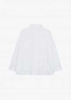 The Frankie Shop Elara Oversized Shirt - Optic White