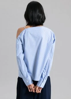 Sandalwood Eliz Shirt - Blue Stripe