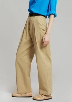 The Frankie Shop CLOTHING Emiko Pants - Beige