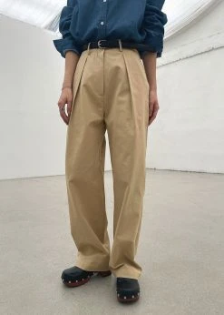 The Frankie Shop CLOTHING Emiko Pants - Beige
