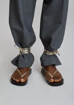 Emili X Bettina Vermillon Jenifer Sandal - Gold & Black