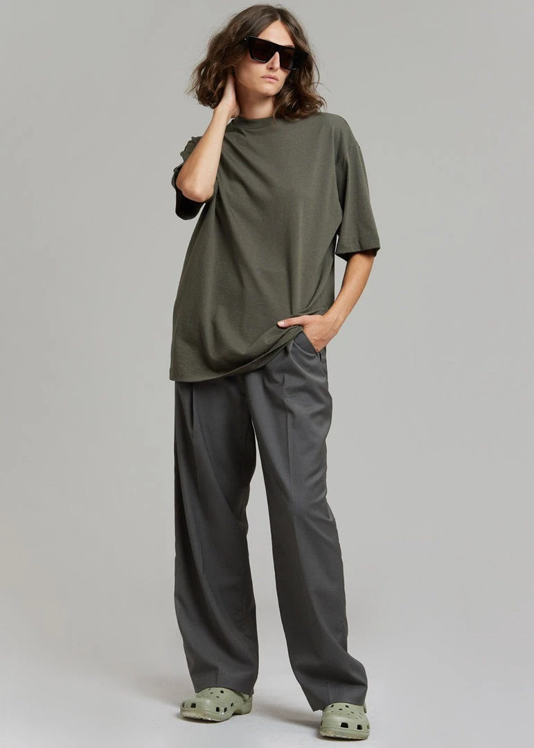 The Frankie Shop Evora Tee - Olive