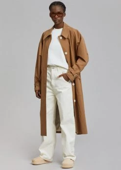 Browns Faloda Trench Coat - Brown