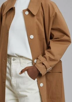 Browns Faloda Trench Coat - Brown