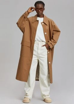 Browns Faloda Trench Coat - Brown