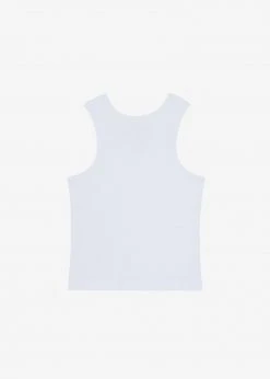 The Frankie Shop Falon Rib Tank - Optic White
