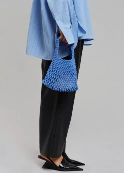 Cafe Noir Fana Mini Net Bag - Blue ACCESSORIES