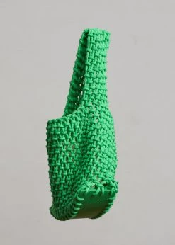 Cafe Noir ACCESSORIES Fana Mini Net Bag - Green