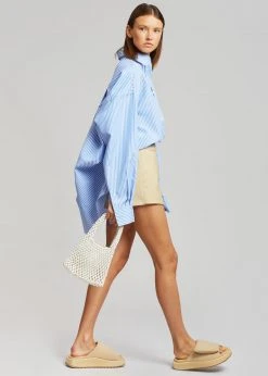 Cafe Noir ACCESSORIES Fana Mini Net Bag - Off White