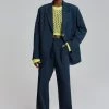 The Frankie Shop Felola Blazer - Deep Navy CLOTHING