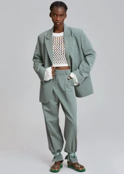 The Frankie Shop CLOTHING Felola Blazer - Sage