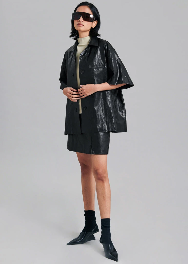 Art Is Over Femery Mini Skirt - Black CLOTHING