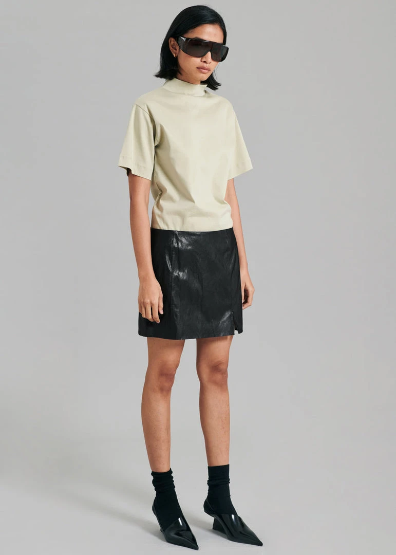Art Is Over Femery Mini Skirt - Black CLOTHING