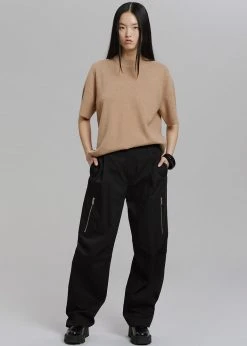 Angelo Bianco Fontia Cargo Pants - Black CLOTHING