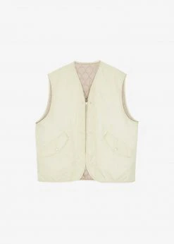 The Frankie Shop Gaby Reversible Vest - Mastic