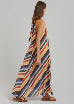 GANNI Halter Dress - Multicolour CLOTHING